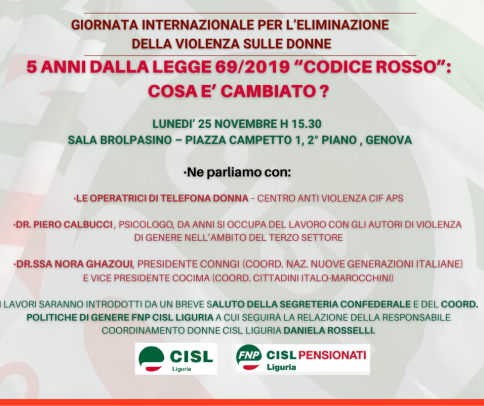 A 5 ANNI DALLA LEGGE 69/2029 “ CODICE ROSSO ”: CHE COSA E’ CAMBIATO?